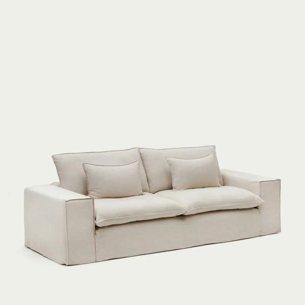 weisses Polster Sofa