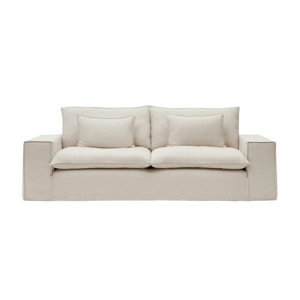 weisses Polster Sofa